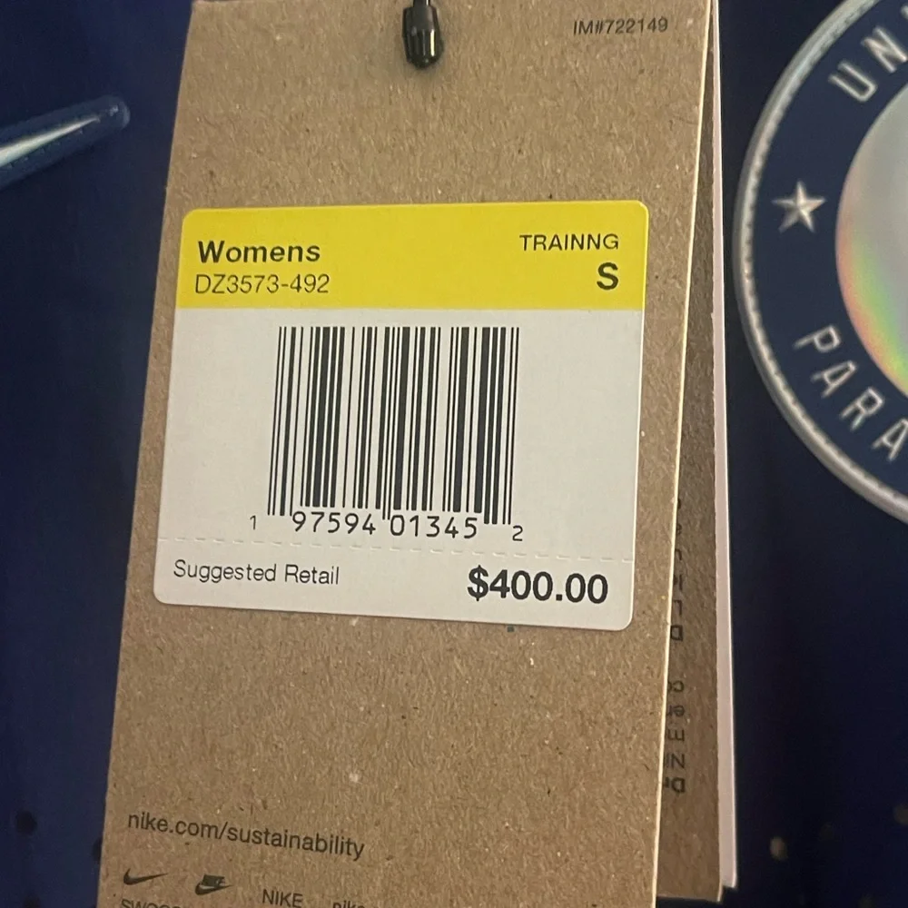 2024 Paris Nike Dri-Fit ADV Team USA Paralympic Team Full Zip Jacket Small NEW - Picture 4 of 12